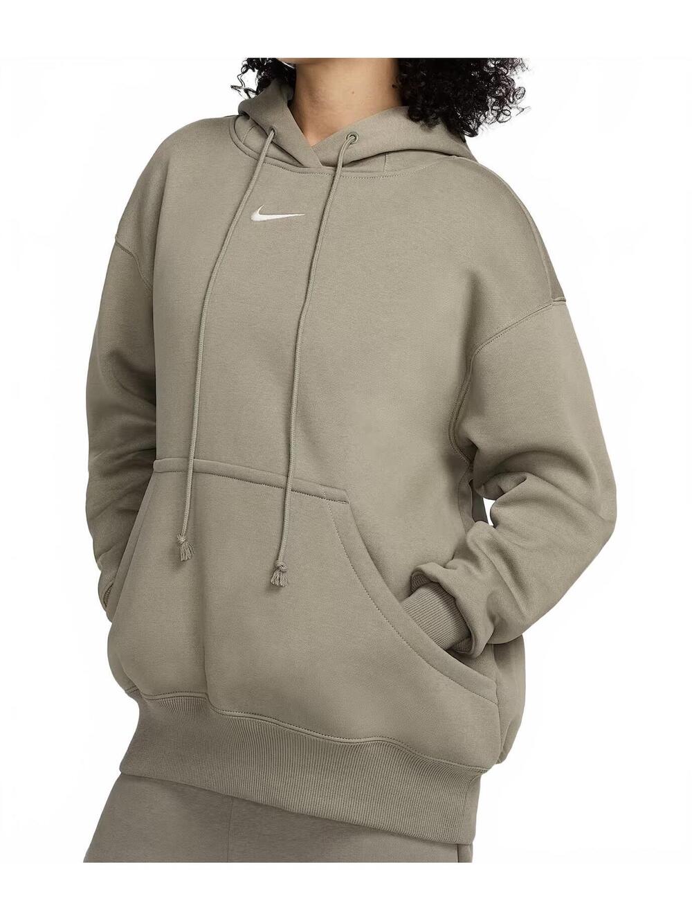 Nike Sportswear Phoenix Fleece Oversized Pullover Hoodie Light Army/Sail Medium